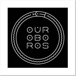 Ouroboros - a serpent devouring its tail Posters and Art